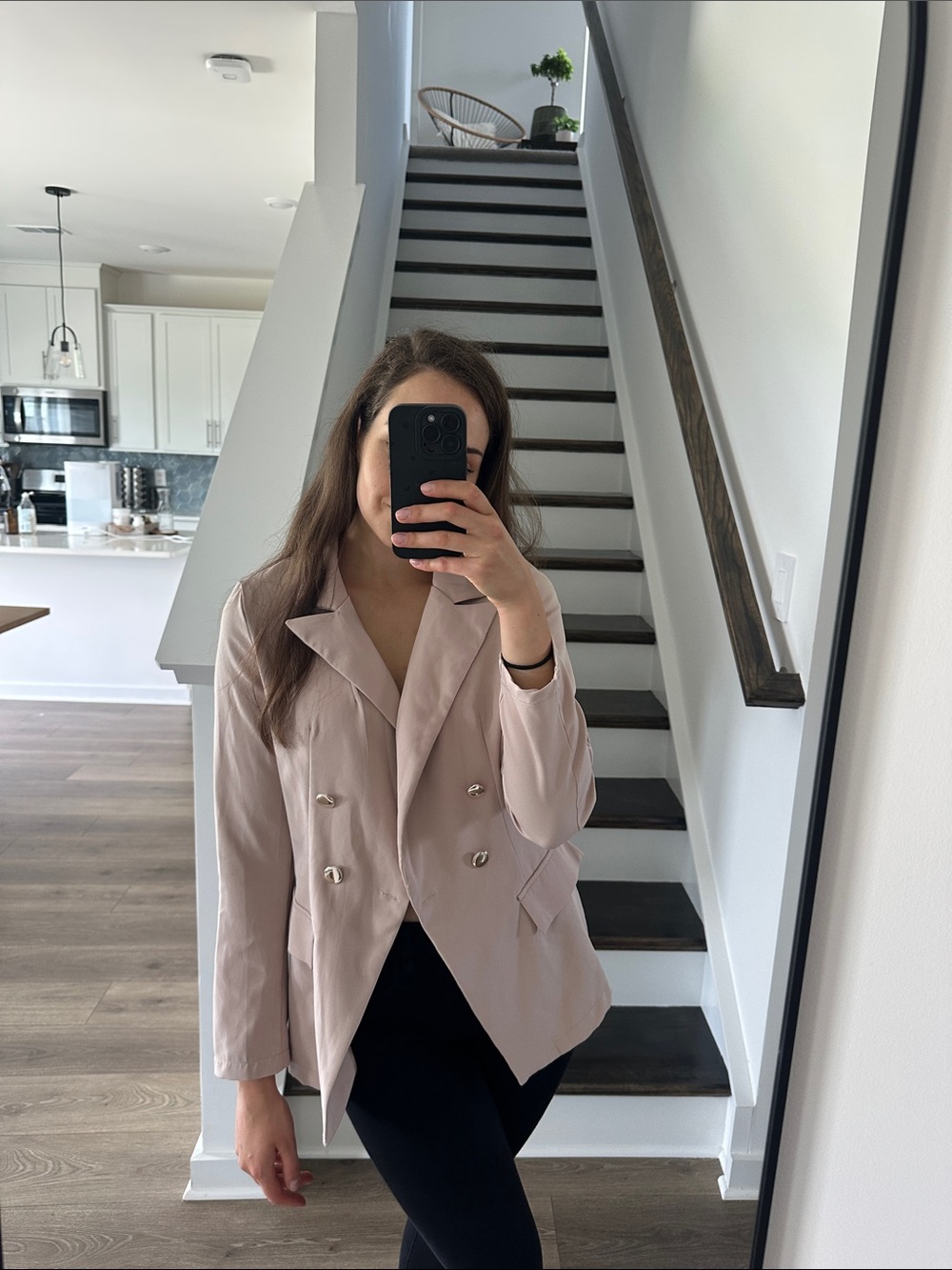 Elegant Beige Light Women's Blazer Size Small